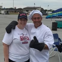 Two Hearts with Hope members at an outdoor event